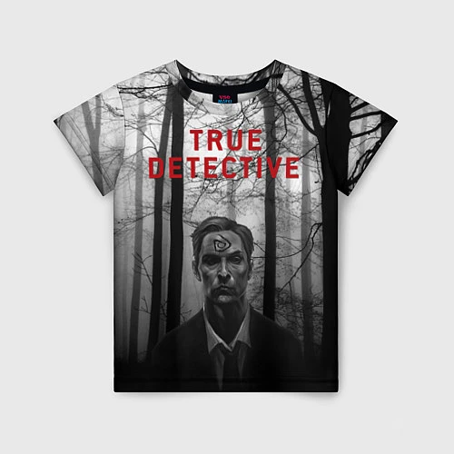 Детская футболка True Detective: Blackwood / 3D-принт – фото 1