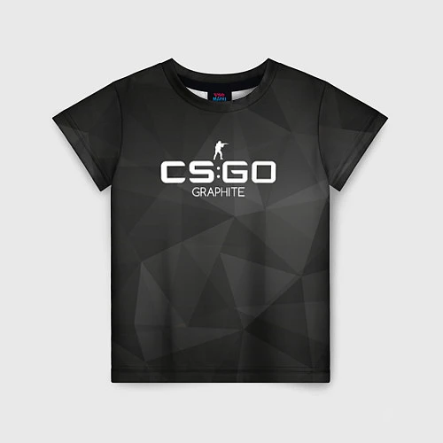 Детская футболка CS:GO Graphite / 3D-принт – фото 1