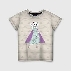Детская футболка Panda Girl: yes yes?