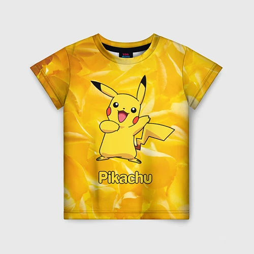 Детская футболка Pikachu / 3D-принт – фото 1