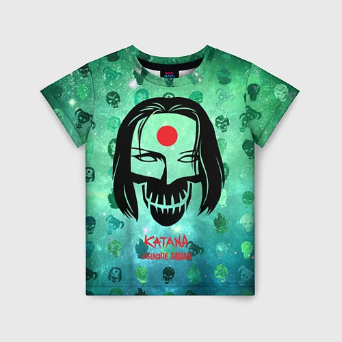 Детская футболка Suicide Squad Katana / 3D-принт – фото 1