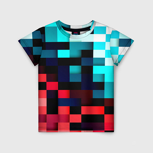 Детская футболка Pixel Color / 3D-принт – фото 1