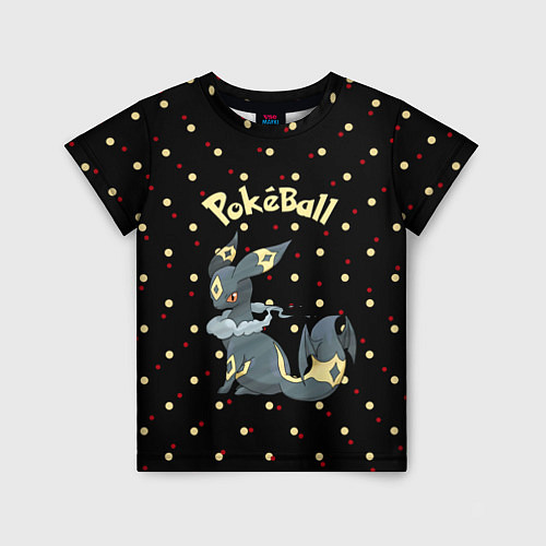 Детская футболка Pokeball / 3D-принт – фото 1