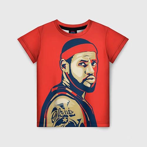 Детская футболка LeBron James / 3D-принт – фото 1