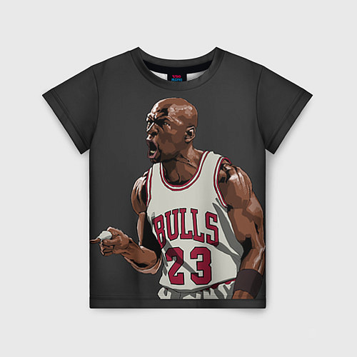 Детская футболка Bulls 23: Jordan / 3D-принт – фото 1