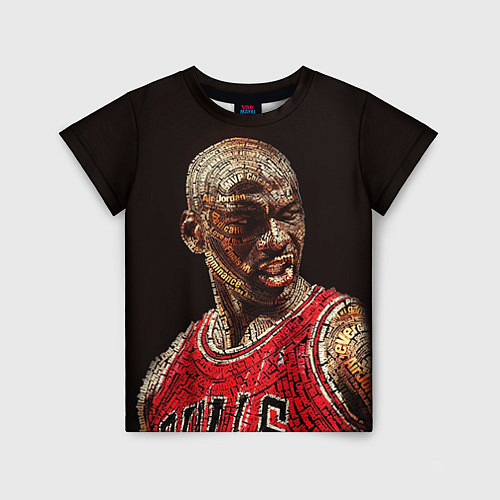 Детская футболка Michael Jordan / 3D-принт – фото 1