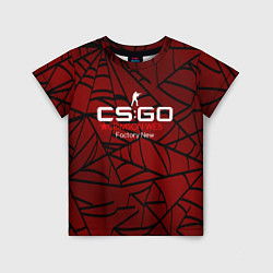 Детская футболка Cs:go - Crimson Web Style Factory New Кровавая пау