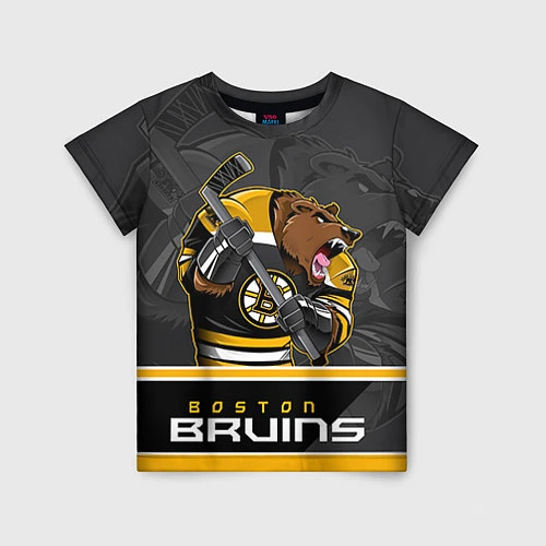 Детская футболка Boston Bruins / 3D-принт – фото 1