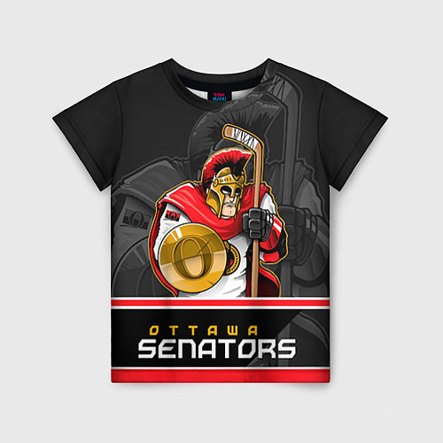 Детская футболка Ottawa Senators / 3D-принт – фото 1