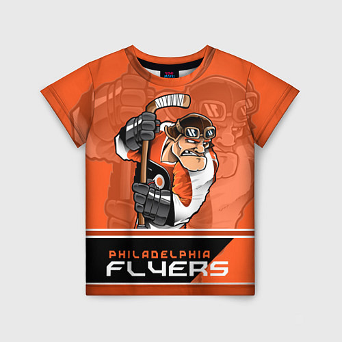 Детская футболка Philadelphia Flyers / 3D-принт – фото 1