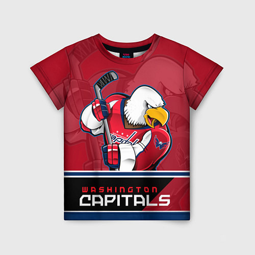 Детская футболка Washington Capitals / 3D-принт – фото 1