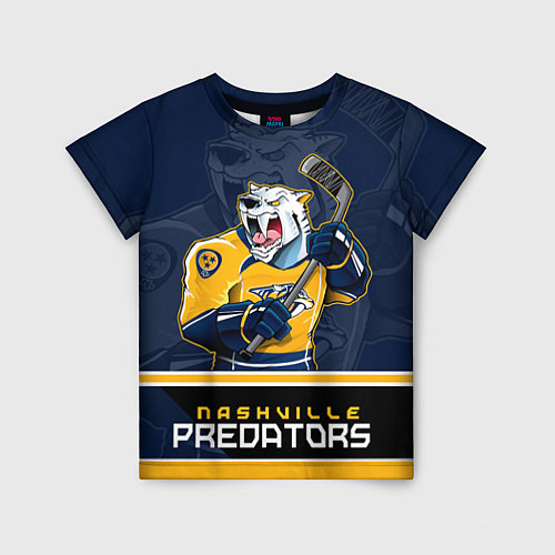 Детская футболка Nashville Predators / 3D-принт – фото 1