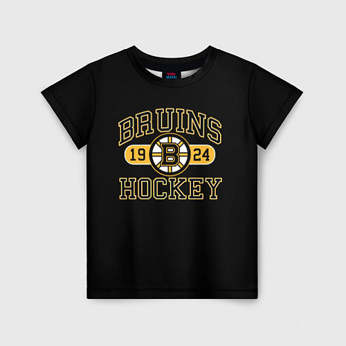 Детская футболка Boston Bruins: Est.1924 / 3D-принт – фото 1