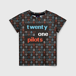 Футболка детская Twenty One Pilots, цвет: 3D-принт