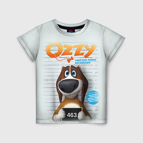 Детская футболка Ozzy Dog / 3D-принт – фото 1