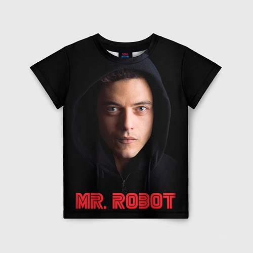 Детская футболка Mr. Robot / 3D-принт – фото 1