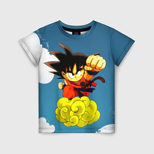 Детская футболка Small Goku / 3D-принт – фото 1