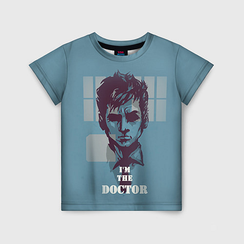 Детская футболка I'm the doctor / 3D-принт – фото 1