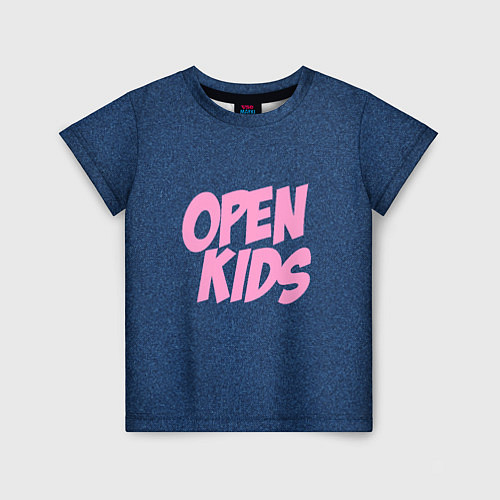 Детская футболка Open kids / 3D-принт – фото 1
