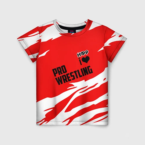 Детская футболка НФР: Pro Wrestling / 3D-принт – фото 1