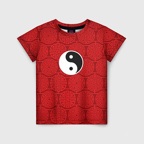 Детская футболка Yin Yang / 3D-принт – фото 1