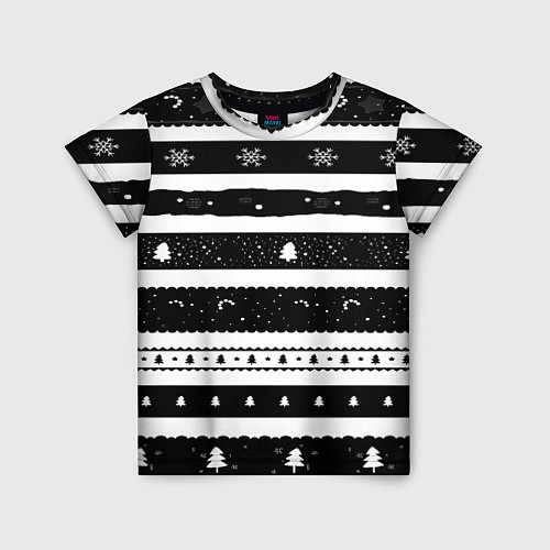 Детская футболка Рождество / 3D-принт – фото 1
