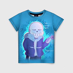 Футболка детская Winter Sans, цвет: 3D-принт