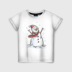 Детская футболка Снеговик