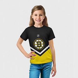 Футболка детская NHL: Boston Bruins, цвет: 3D-принт — фото 2