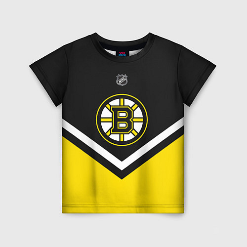Детская футболка NHL: Boston Bruins / 3D-принт – фото 1