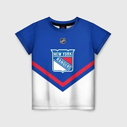 Футболка детская NHL: New York Rangers, цвет: 3D-принт