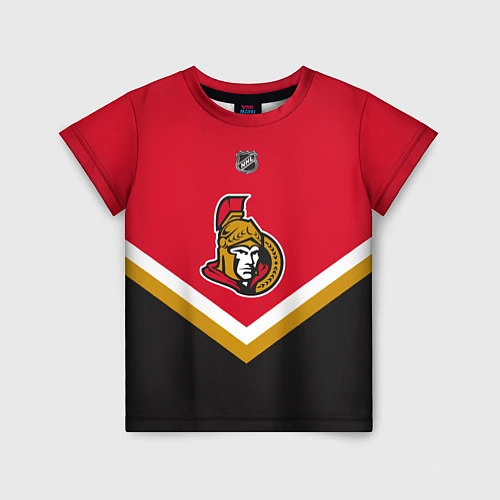 Детская футболка NHL: Ottawa Senators / 3D-принт – фото 1