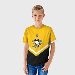 Футболка детская NHL: Pittsburgh Penguins, цвет: 3D-принт — фото 2