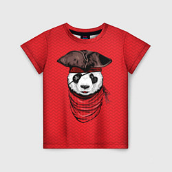 Детская футболка Панда пират