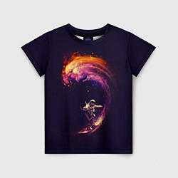 Детская футболка Космический серфинг