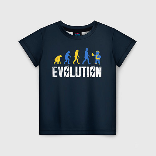 Детская футболка Vault Evolution / 3D-принт – фото 1