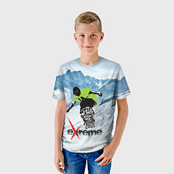 Футболка детская Extreme, цвет: 3D-принт — фото 2