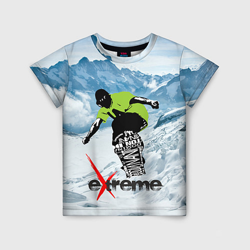 Детская футболка Extreme / 3D-принт – фото 1