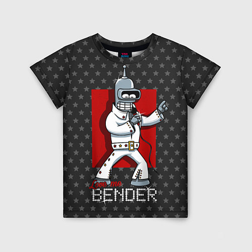 Детская футболка Bender Presley / 3D-принт – фото 1