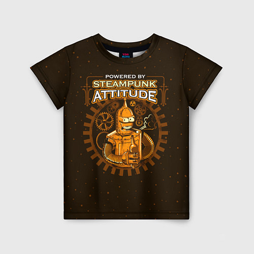 Детская футболка Steampunk Attitude / 3D-принт – фото 1