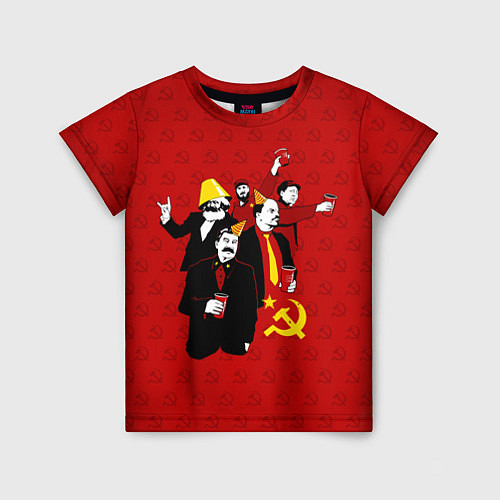 Детская футболка Communist Party / 3D-принт – фото 1