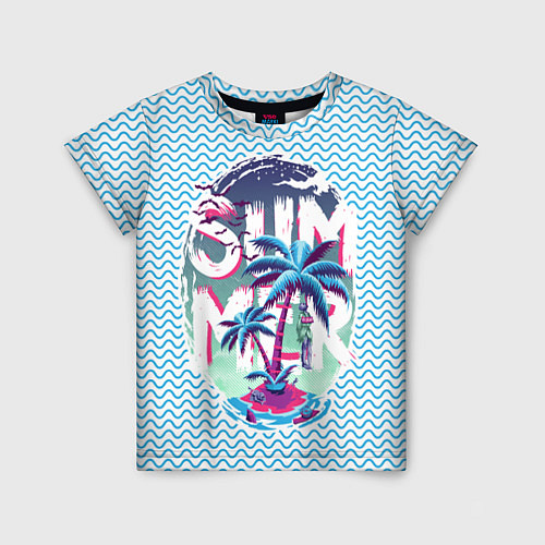 Детская футболка Summer End / 3D-принт – фото 1