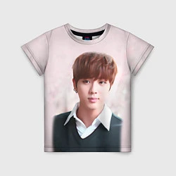 Футболка детская Kim SeokJin, цвет: 3D-принт