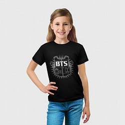 Футболка детская BTS: Jungkook, цвет: 3D-принт — фото 2