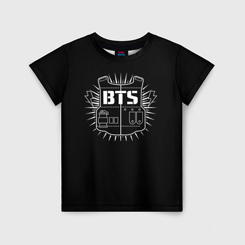 Детская футболка BTS: Jungkook / 3D-принт – фото 1