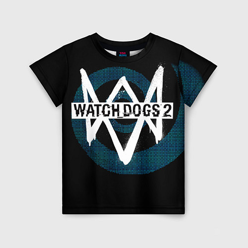 Детская футболка Watch Dogs 2 / 3D-принт – фото 1