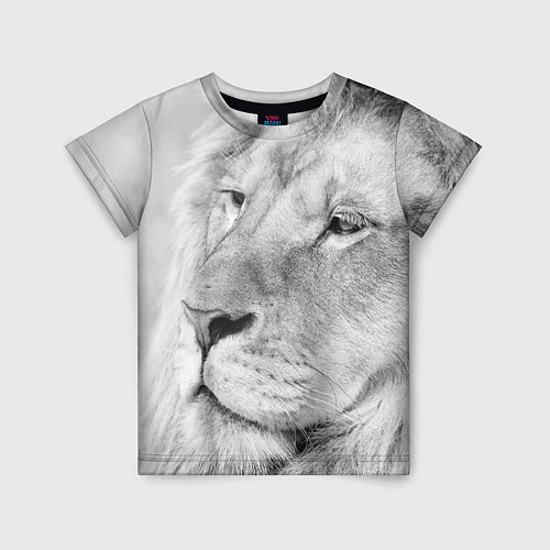 Детская футболка Мудрый лев / 3D-принт – фото 1