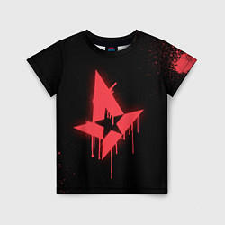 Футболка детская Astralis: Black collection, цвет: 3D-принт