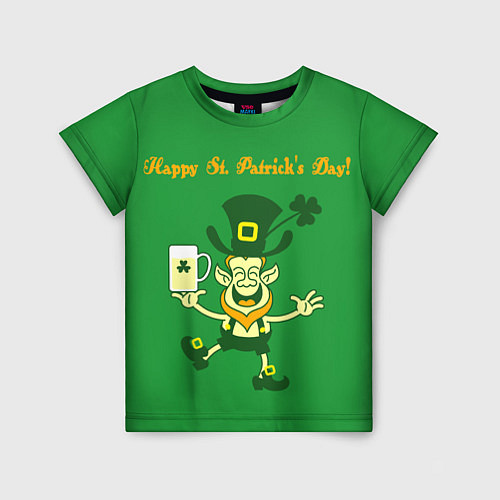 Детская футболка Ирландия / 3D-принт – фото 1