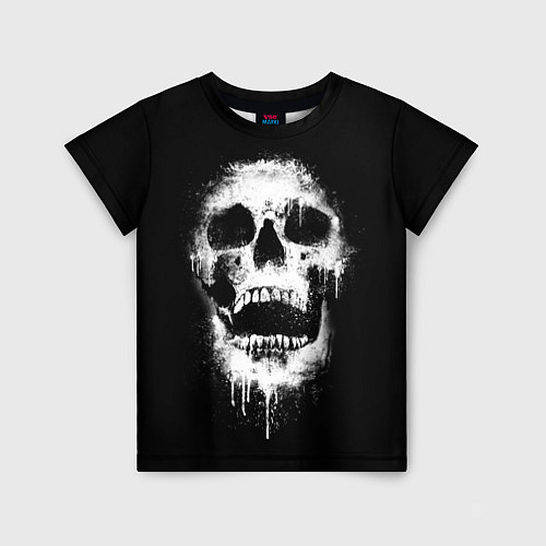 Детская футболка Evil Skull / 3D-принт – фото 1